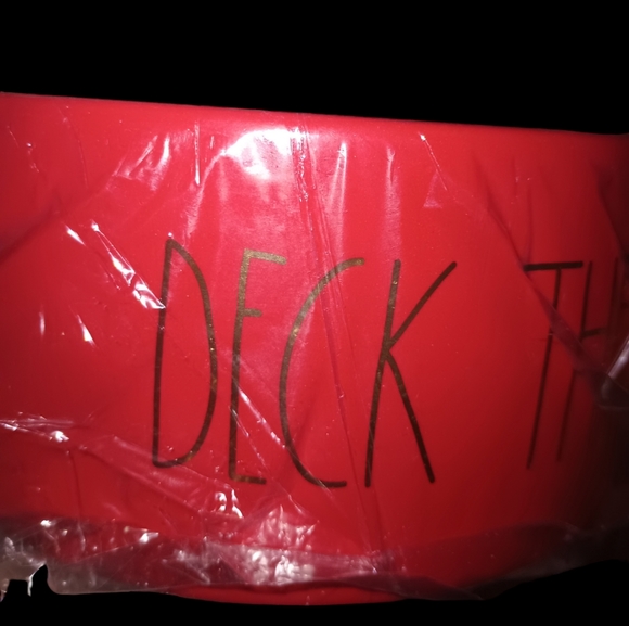 Rae Dunn Deck The Paws 6" Pet Bowl with Bandana & Toys - Picture 3 of 9